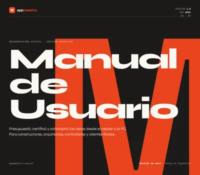 Manual de usuario AppMaestro